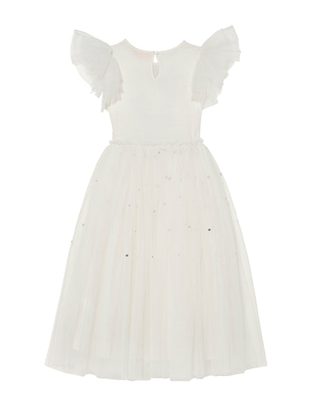 white tutu dress Girls White Garden Soiree Tutu Dress 6/7Y