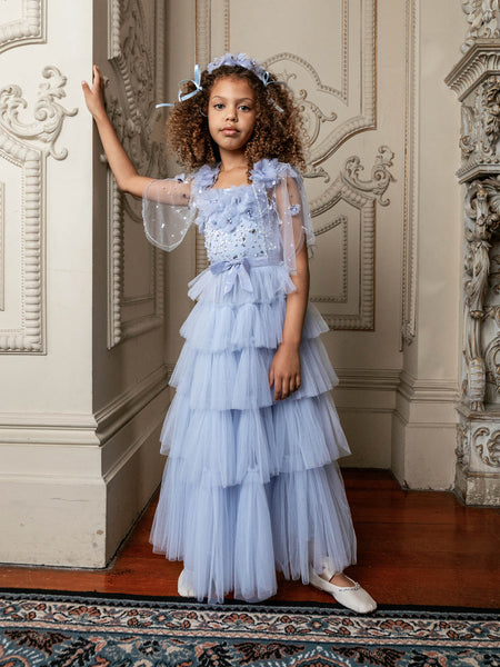 Tutu Du Monde-Girls Blue Embellished Tutu Dress Tutu Du Monde-Girls Blue Embellished Tutu Dress