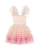 Coral Cascade Tutu Dress