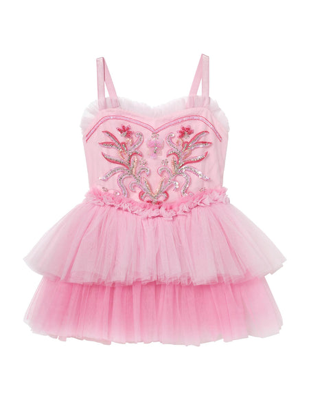 pink floral embroidered dress ASHLEYlauren 30120 Off-Shoulder Ruffle Quinceañera Ball Gown