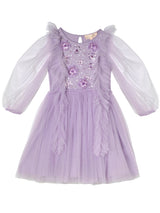 Violet Velvet Tutu Dress