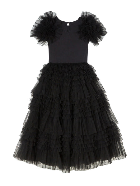 Hepburn Long Black Tutu Dress