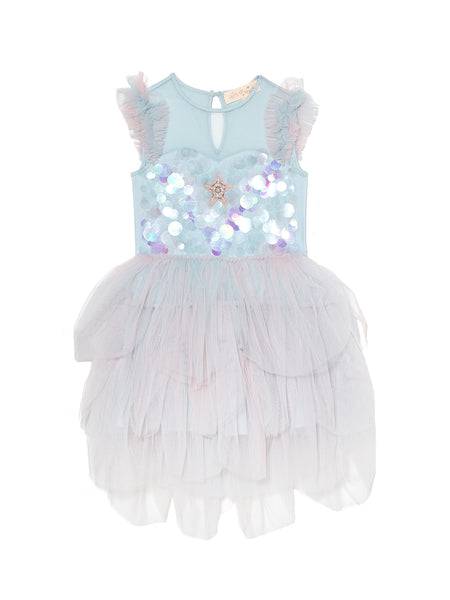 Mermaid Magic Blue Tutu Dress | Tutu Du Monde Shine Blue Mix / 10-11 Years / 60% Nylon Knit 40% Cotton Knit Mermaid Magic Blue Tutu Dress | Tutu Du Monde Shine Blue Mix / 10-11 Years / 60% Nylon Knit 40% Cotton Knit