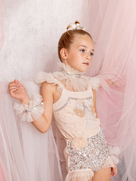 treatürself girly lace tutu (beige) girly lace dot tutu | ファッション通販サイト NUGU