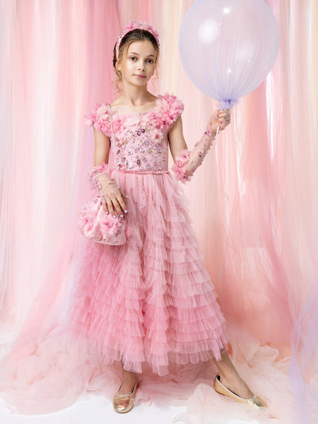 Tutu Du Monde Girls Tulle Flower Maxi Dress Girls Kids 12 year Pink Cotton By Childrensalon Tutu Du Monde Girls Tulle Flower Maxi Dress Girls Kids 12 year Pink Cotton By Childrensalon
