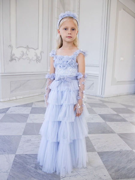 tutu blue dress Amira - Girls Wedding Guest Dress size-waist-34-inseam-34-36 Select Size:1.7 Oz Spray Bottle A pale blue mermaid Black Dress What Colour
