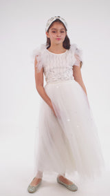 White Wisteria Tutu Dress