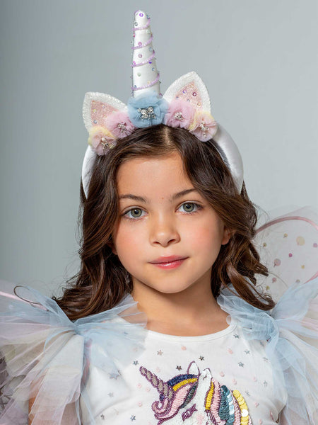 White Unicorn Headband | Tutu du Monde – Tutu Du Monde US display picture 1