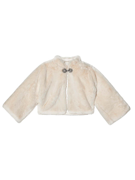 White faux outlet fur jacket australia