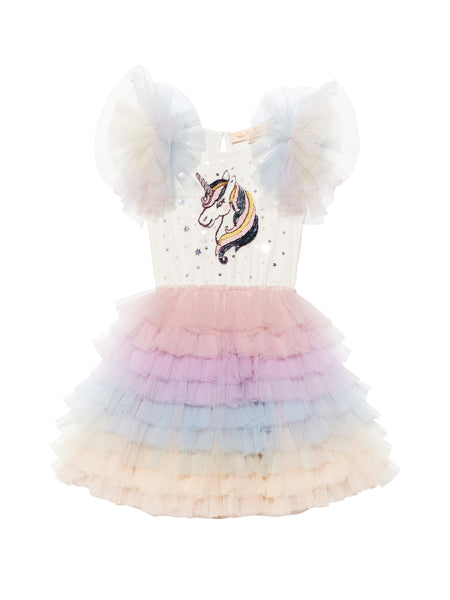 Tutu Du Monde Girls Unicorn Ivory & Rainbow Dress Girls Toddler 2-3 year Ivory/Pink Cotton By Childrensalon Tutu Du Monde Girls Unicorn Ivory & Rainbow Dress Girls Toddler 2-3 year Ivory/Pink Cotton By Childrensalon