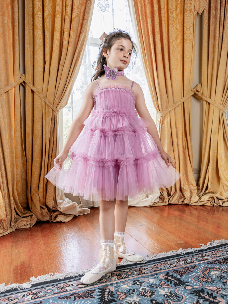 Who's That Girl Purple Tulle Dress Who's That Girl Purple Tulle Dress