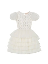 Floral Lattice Tutu Dress