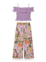 Floriane Pants Purple Two Piece Set | Value $200