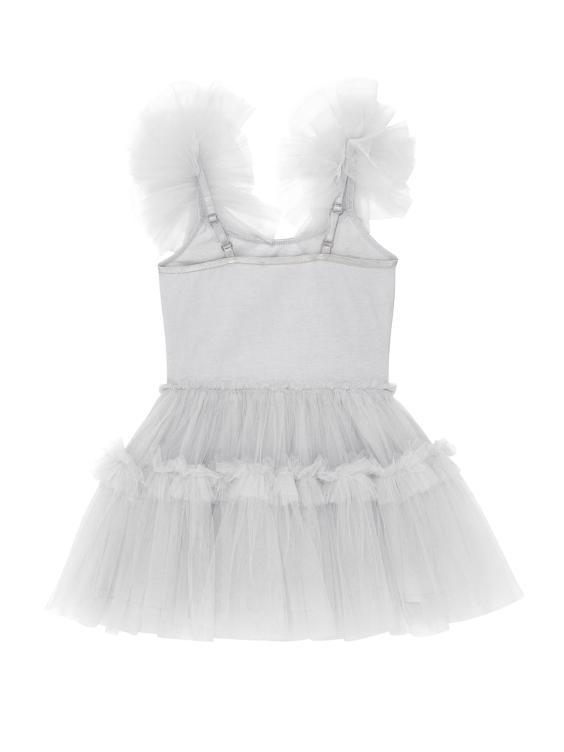 grey tutu dress tulle Grey and White Tutu Dress, Flower Girl Dress, Grey Tutu Dress, Silver and White Tutu Dress, Tutu Dress