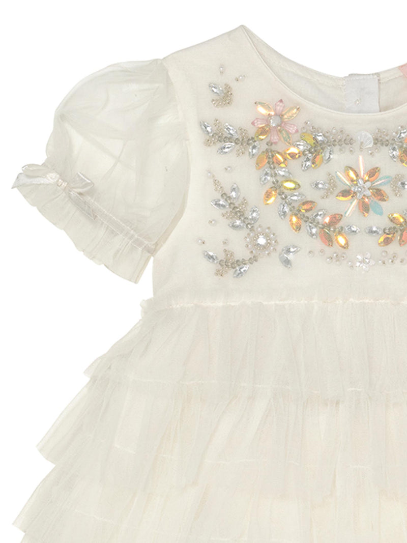 bebe white gold dress Beaded Gown bebe