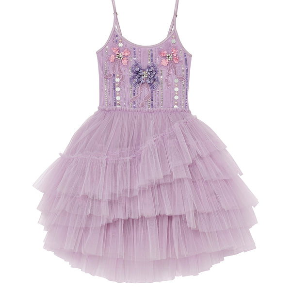 purple masquerade dress Girls Orchid Sequins Tutu Dress 6/7Y