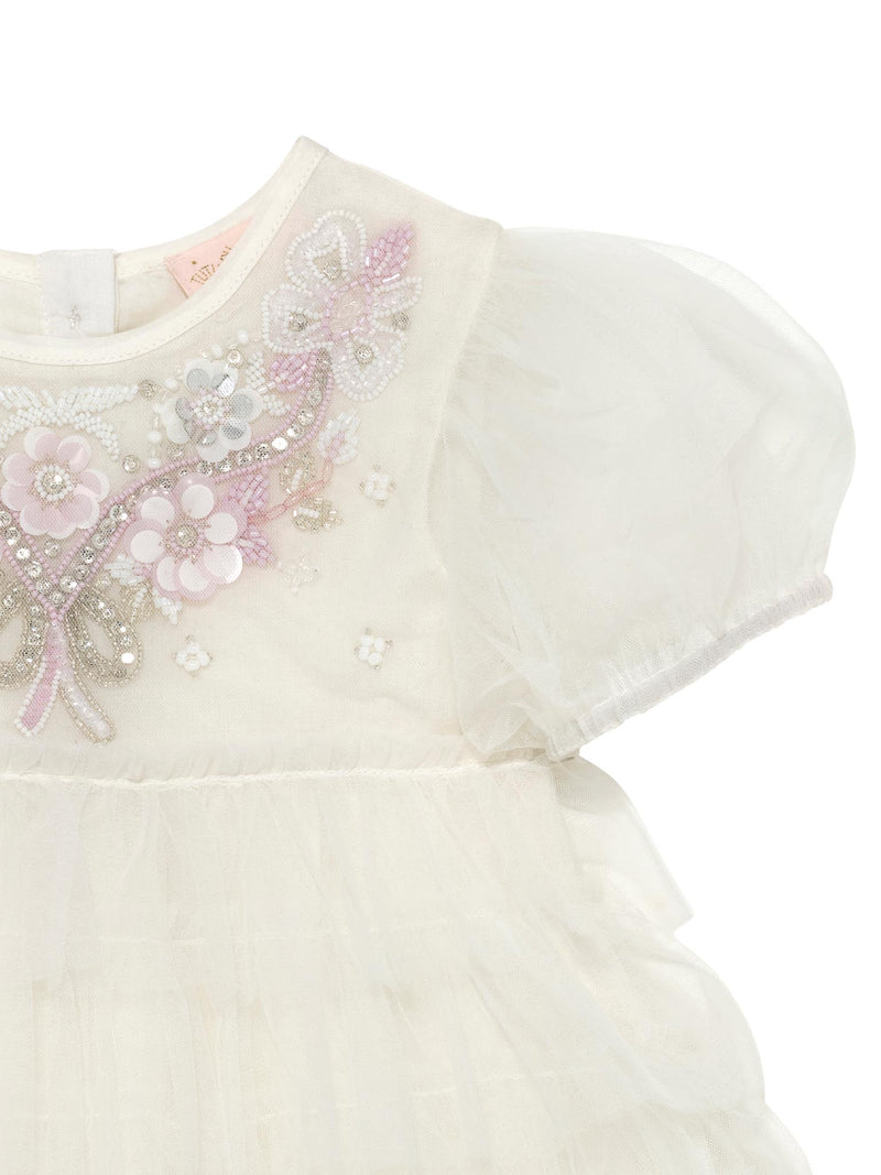 Bébé Rosy Ribbons Tulle Dress