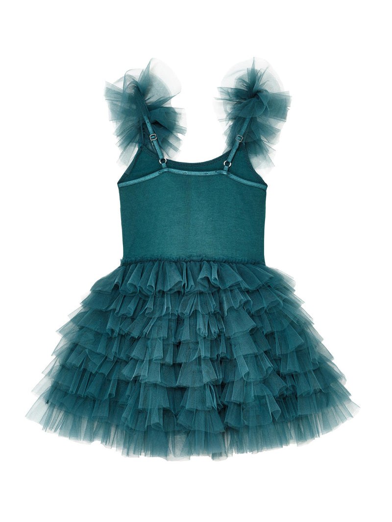 Bb Emerald Reverie Tutu Dress Evergreen / 12-18 Months / Shell: (Knitted Fabric 100% Cotton, Net Fabric 100% Nylon) Lining: (Woven Fabric 100% Bb Emerald Reverie Tutu Dress Evergreen / 12-18 Months / Shell: (Knitted Fabric 100% Cotton, Net Fabric 100% Nylon) Lining: (Woven Fabric 100%