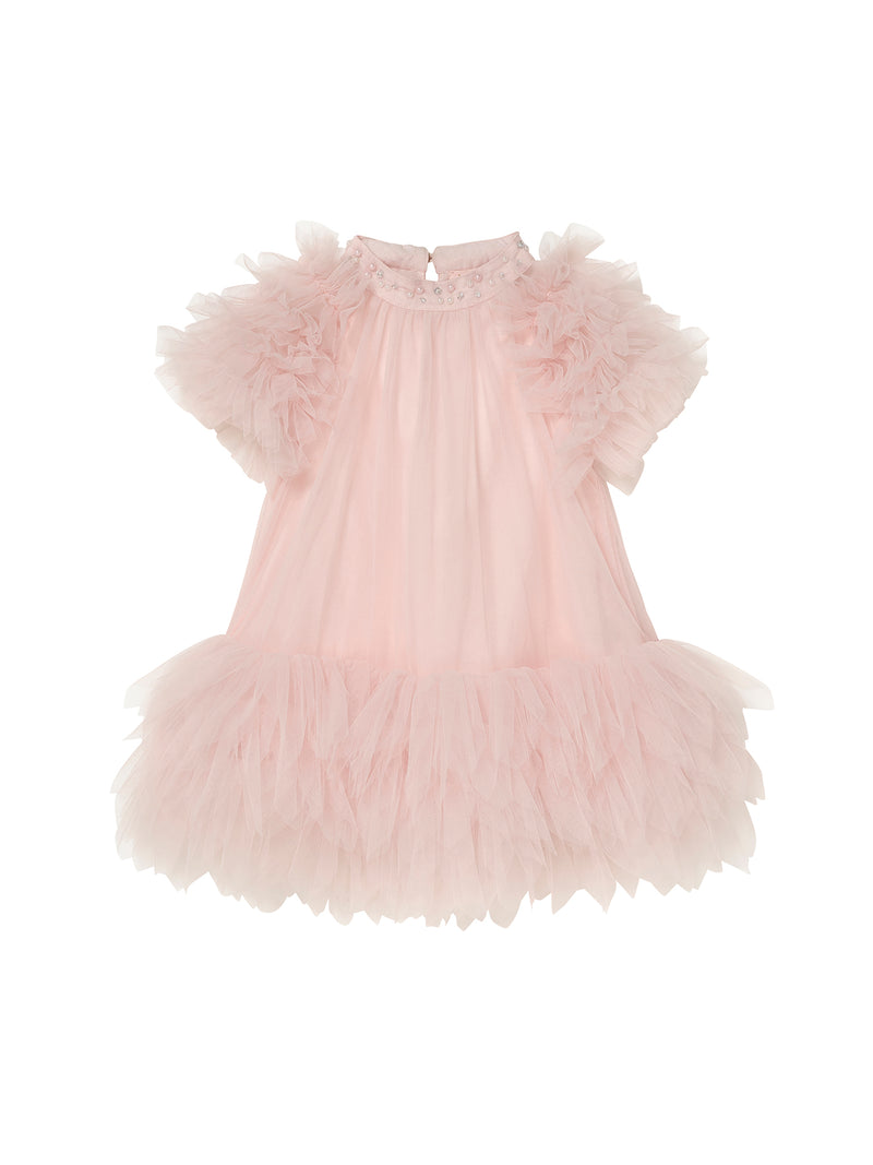 bebe light pink dress Delia Light Pink Baby Dress A Little Lacey