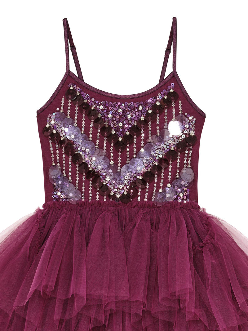 Royal Debut Tutu Dress Blackberry / 4-5 Years / Shell: (Knitted Fabric 100% Cotton, Net Fabric 100% Nylon) Lining: (Woven Fabric 100% Cotton) Royal Debut Tutu Dress Blackberry / 4-5 Years / Shell: (Knitted Fabric 100% Cotton, Net Fabric 100% Nylon) Lining: (Woven Fabric 100% Cotton)