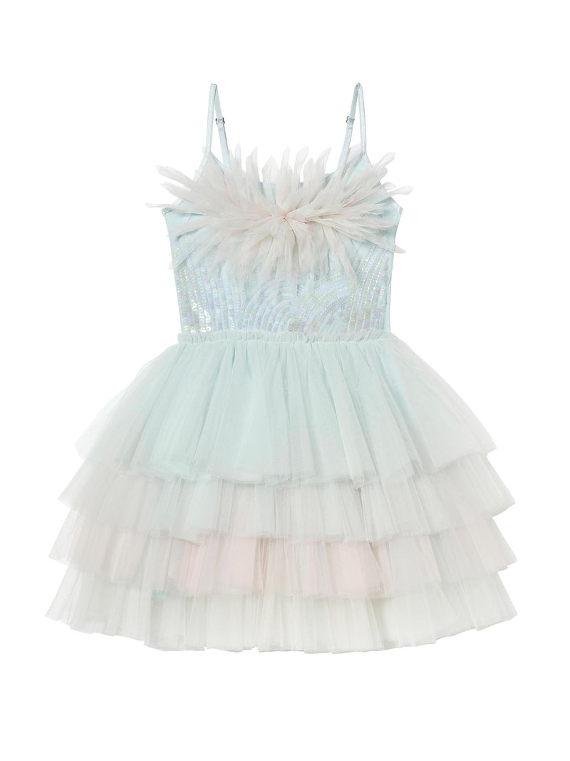 Girls Diamond Blue Mix Tutu Dress 8/9Y