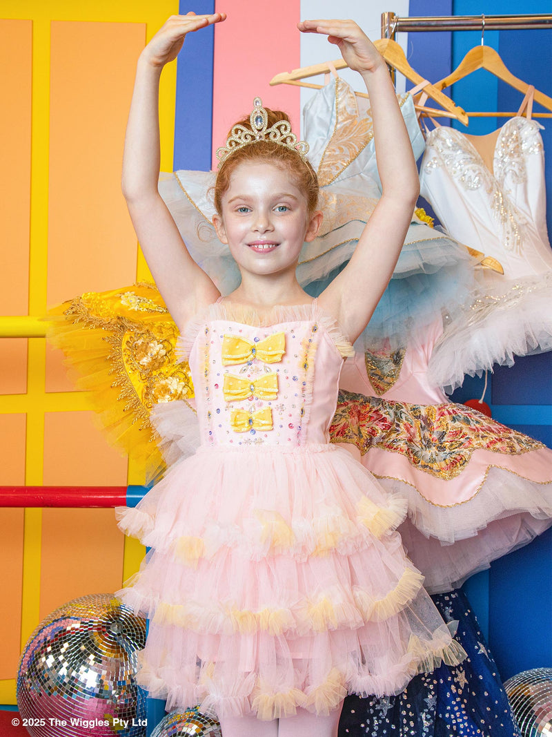 pink and yellow tutu dress Shop Pink birthday dress - baby girl tutu dress