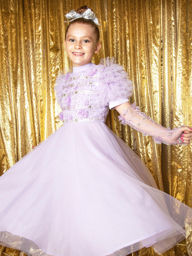 Aria Tutu Dress Pastel Lilac / 16 Years / Shell: (Net Fabric 100% Nylon) Trim: 100% Nylon Satin Lining: (Woven Fabric 100% cotton) Exclusive of