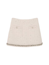 White Audrey Skirt & Pink Elysee Top Two Piece Set | Value $215