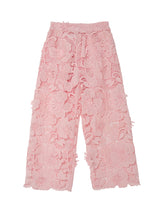 Rose Riviera Pants & White Blouse Two Piece Set | Value $290