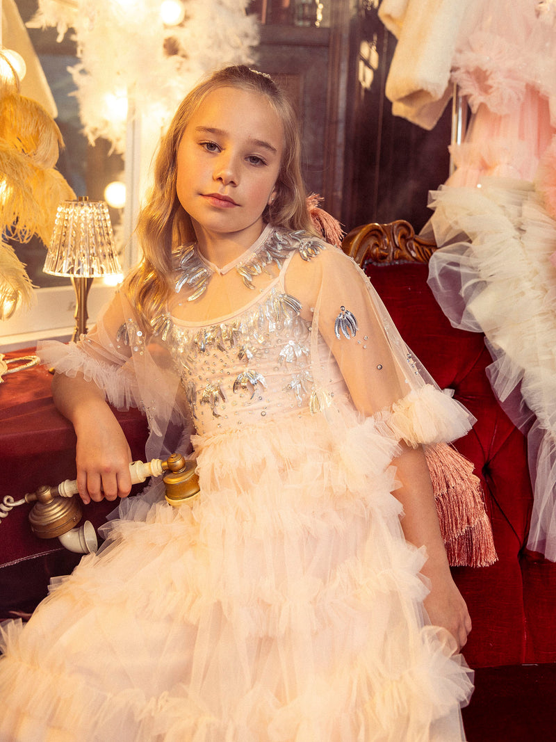 silver screen dress Silver Screen Pink Sparkle Tutu Dress