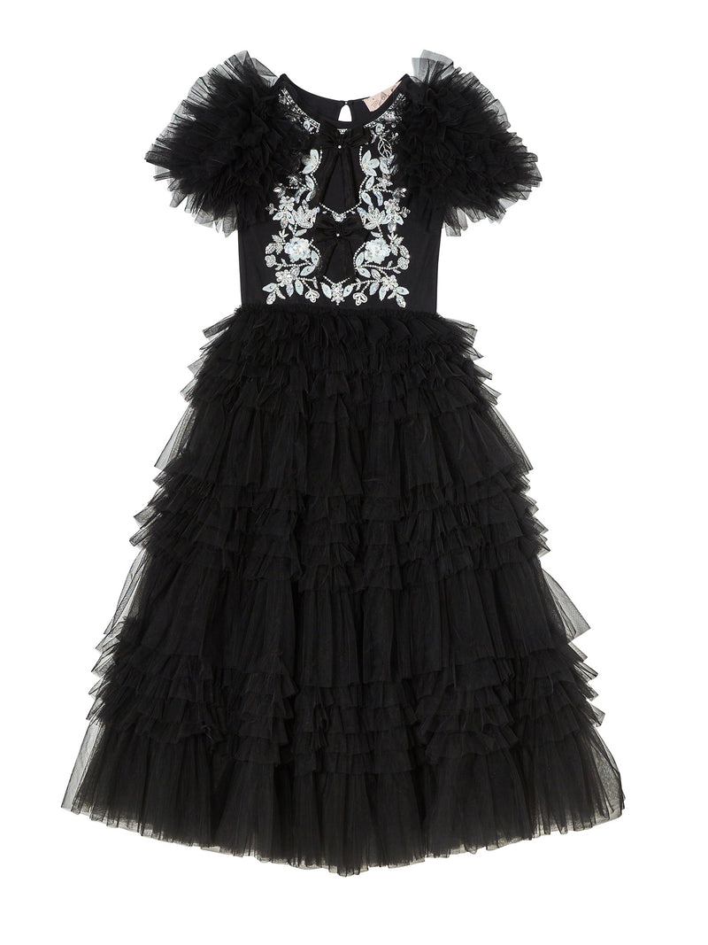 black dress with tutu Hepburn Long CLASSIC SOFT SATIN A-LINE lay flat to dry. dress of the week Skirt/Dress length type:Longer Length (suitable for Height 168cm & above)