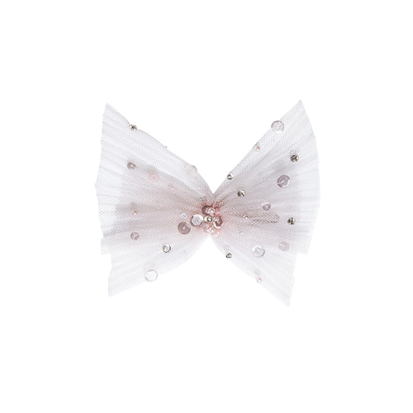 Pastel Butterfly Pearl Bow Hair Clip