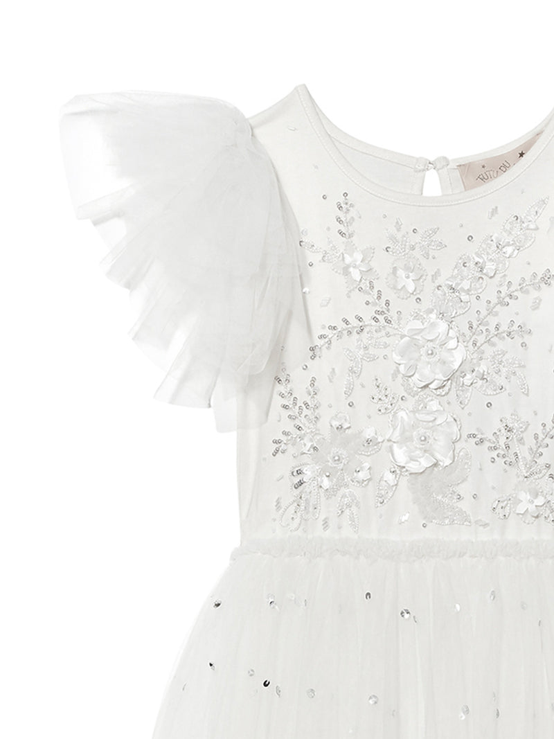 Lace Lilies Tutu Dress Milk / 10-11 Years / 60% Nylon Knit 40% Cotton Knit Lace Lilies Tutu Dress Milk / 10-11 Years / 60% Nylon Knit 40% Cotton Knit