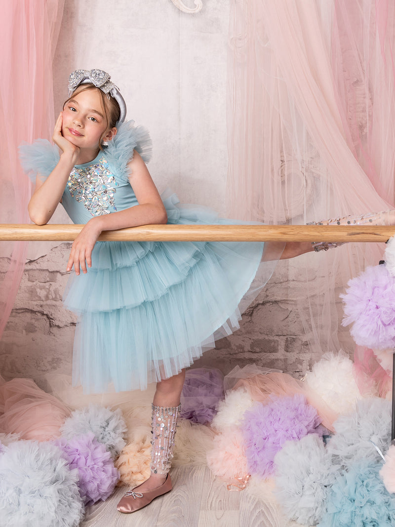 Glittering Glacier Tutu Dress Tutu Du Monde US Glittering Glacier Tutu Dress Tutu Du Monde US