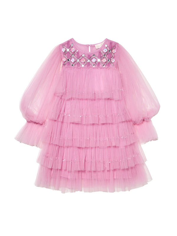 Mystic Flower Tulle Dress