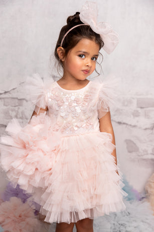 Embroidered baby pink tutu dress 12-18m Tutu Du Monde- offers NWT