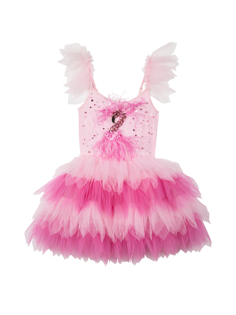 High low flamingo tutu dress, flamingo birthday party costume, Low High flamingo birthday party outfit size nb to store 14years