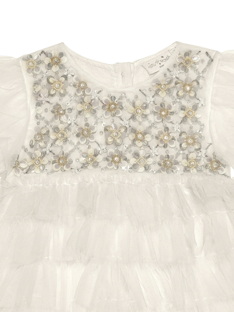 Tutu du Monde-Baby Girls Ivory Tulle Dress Set Tutu du Monde-Baby Girls Ivory Tulle Dress Set