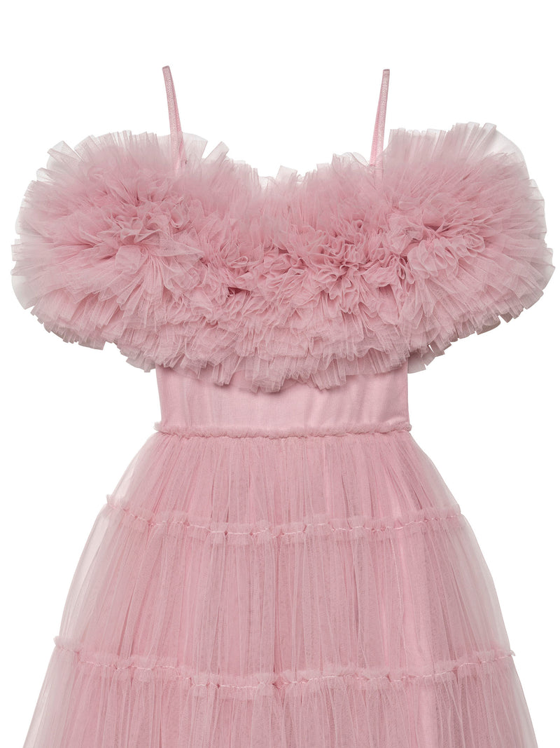 Carnation Tulle Dress