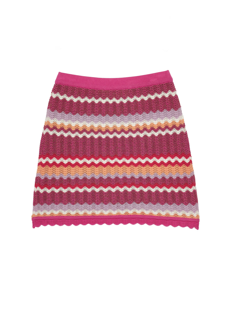 Sparkling Sands Crochet Skirt