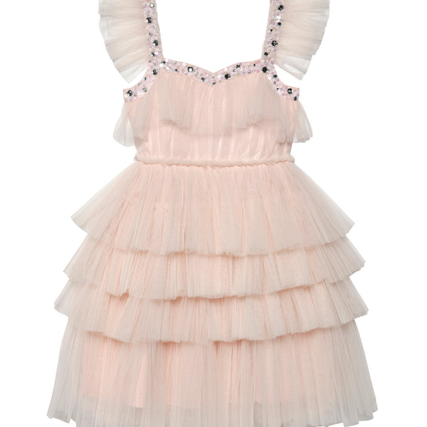 トップス theredthread S ruffle tulle dress THEREDTHREAD】S ruffle tulle dress
