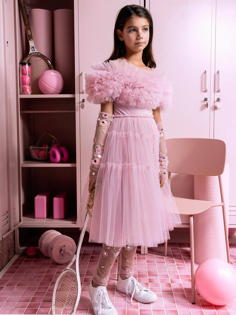 cotton tulle dress Tulle Mini Dress