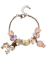 Unicorn Carousel Charm Bracelet