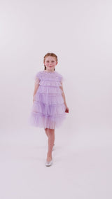 Mural Tulle Dress