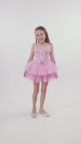 Coral Blush Tulle Dress