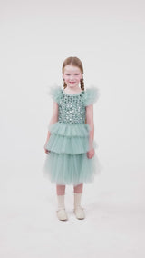Snowflake Shimmer Tutu Dress