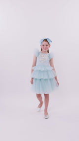 Glittering Glacier Tutu Dress