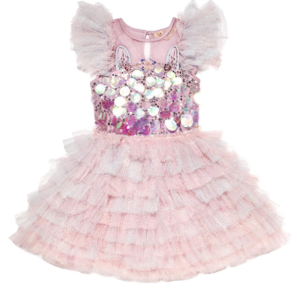 Mythical Unicorn Pink Tutu Dress | Tutu Du Monde Violite Mix / 6-7 Years / 60% Nylon Knit 40% Cotton Knit Mythical Unicorn Pink Tutu Dress | Tutu Du Monde Violite Mix / 6-7 Years / 60% Nylon Knit 40% Cotton Knit