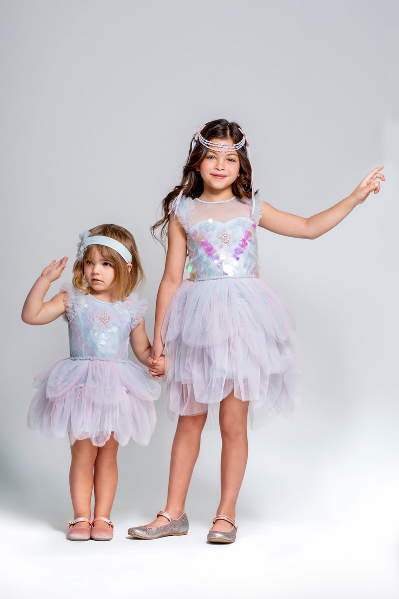 Baby Blue Mermaid Tutu Dress | Tutu du Monde Shine Blue Mix / 6-12 Months / 60% Nylon Knit 40% Cotton Knit Baby Blue Mermaid Tutu Dress | Tutu du Monde Shine Blue Mix / 6-12 Months / 60% Nylon Knit 40% Cotton Knit