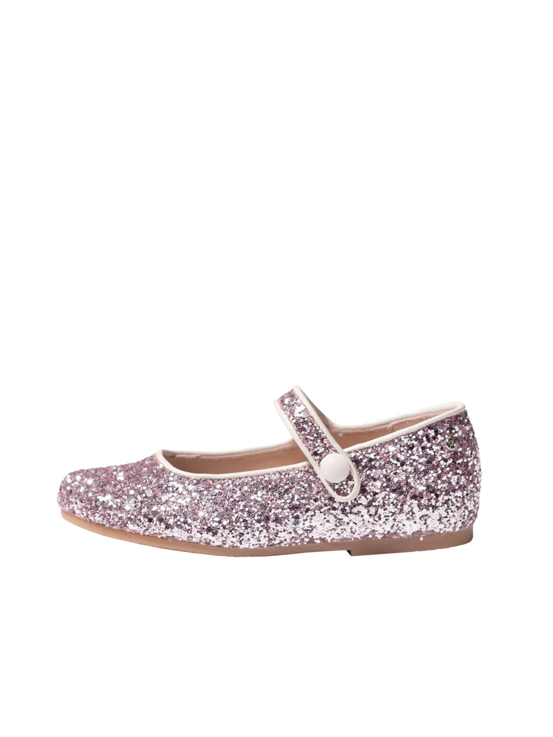Girls - Pink Glittery Sneakers - Size: 7.5 - H&M